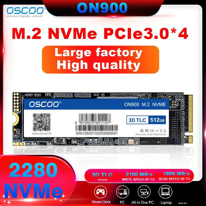 OSCOO PCIe  ָ Ʈ ̺, Ʈ ũž SSD ̺, M2 SSD NVMe, 256GB, 512GB, 1TB, 128GB, M.2 2280